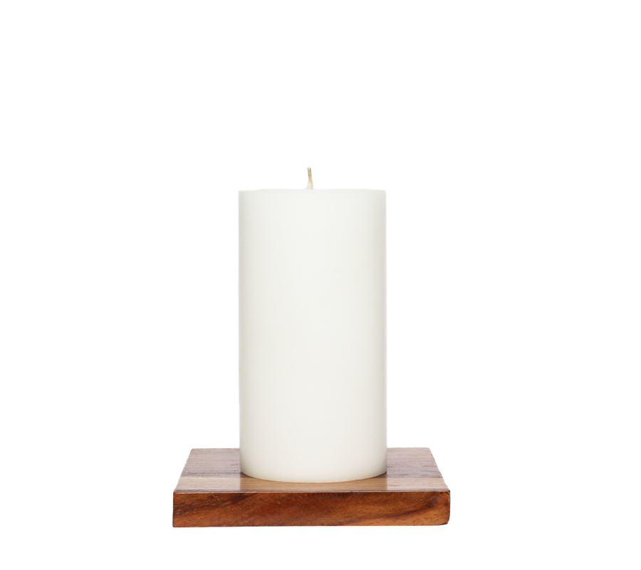 Pillar Basic White Candle