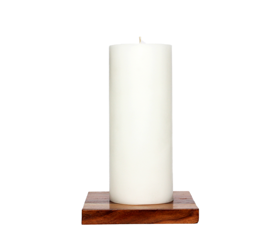 Pillar Basic White Candle
