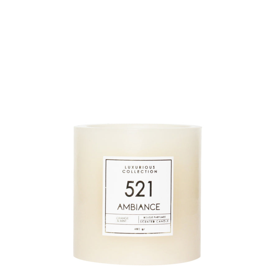 Orange & Mint Scented Candle